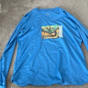 Festibier Enos and Ham Brewery Women’s Blue Long Sleeve Graphic Tee